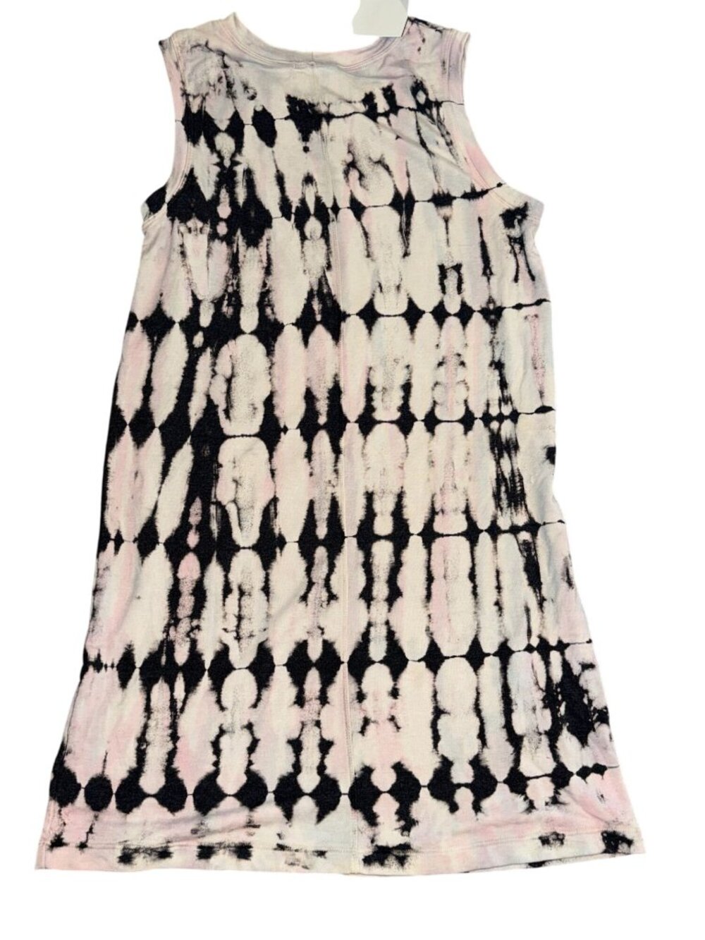 Sleeveless Tie-Dye Tank Dress By Socialite Size S Polyester/Spandex Blend Black/ - Picture 4 of 6